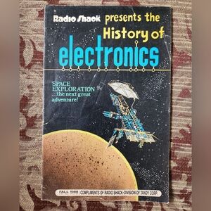 Vintage Radioshack 1988 Science Fair Story Of Electronics Space Exploration
